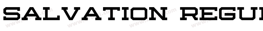 Salvation Regular字体转换